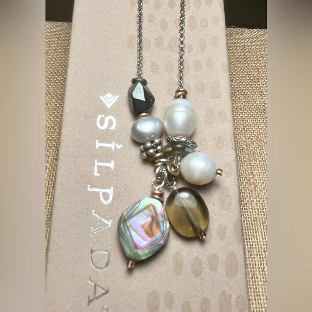 Silpada Pearl and Stone Necklace